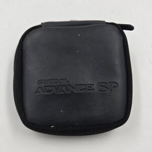 Nintendo GameBoy Advance SP Black Hardshell Carrying Case RDS Industries Clip On
